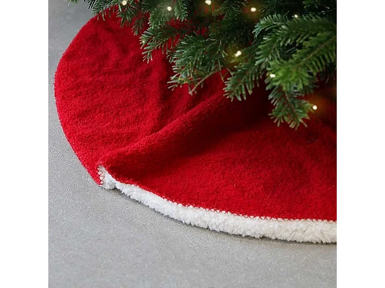 Jupe de sapin de Noël Hanna Red