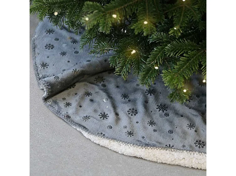 Jupe de sapin de Noël Britt gris foncé