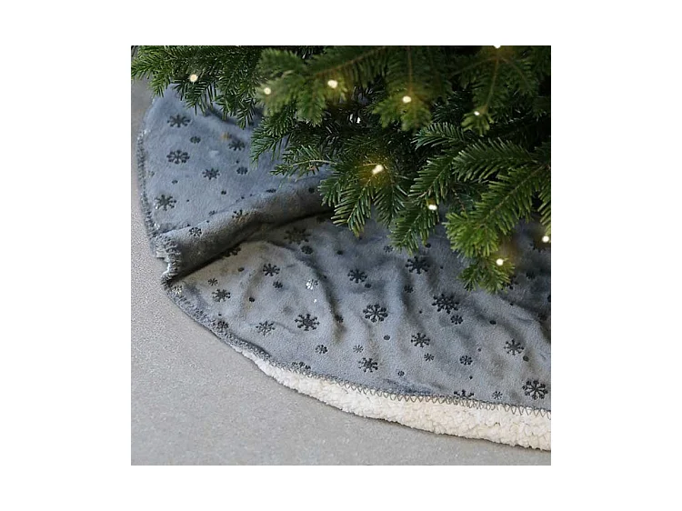 Jupe de sapin de Noël Britt gris foncé