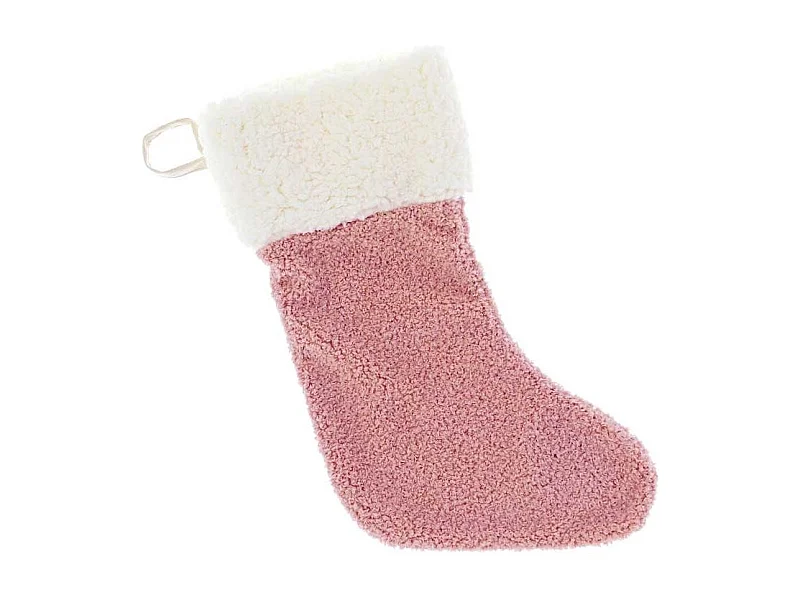 Kerstsok Hanna Old Pink - 45x25cm