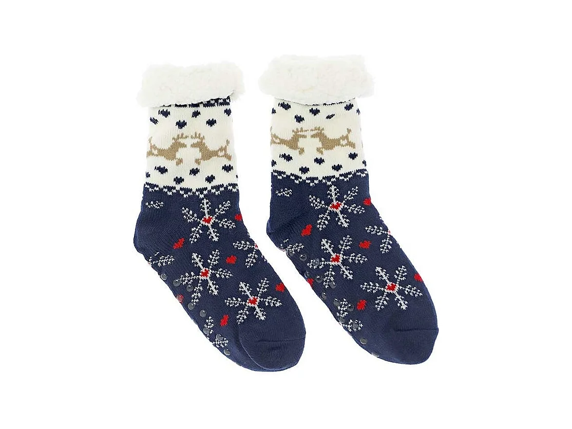 Chaussette de Noël motif renne 5 tailles 39-41