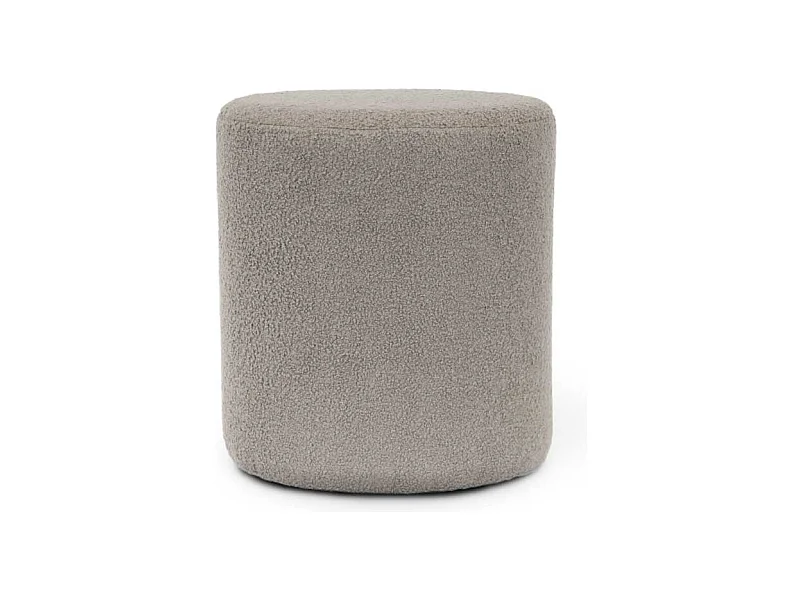 Pouf Teddy – 35x38cm – Chateau Grey