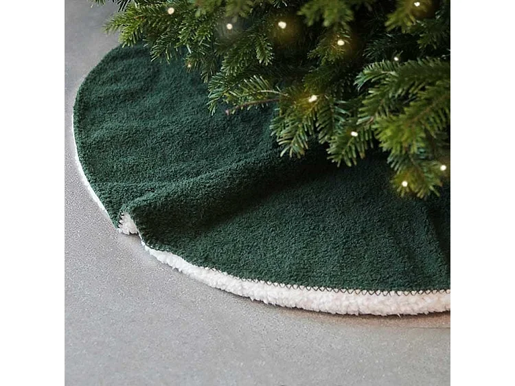 Jupe de sapin de Noël Hanna Vert Foncé