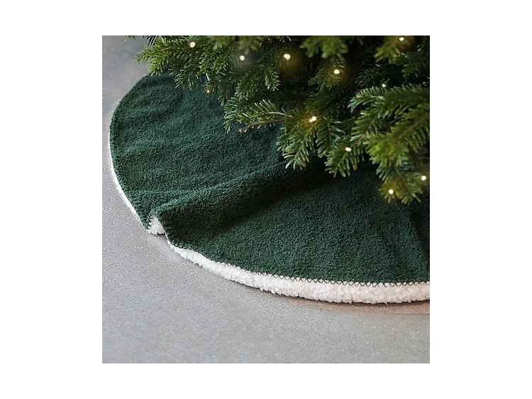 Jupe de sapin de Noël Hanna Vert Foncé