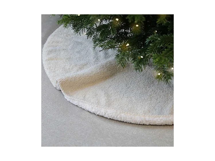 Jupe de sapin de Noël Hanna Dove White