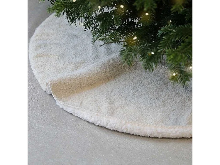 Jupe de sapin de Noël Hanna Dove White