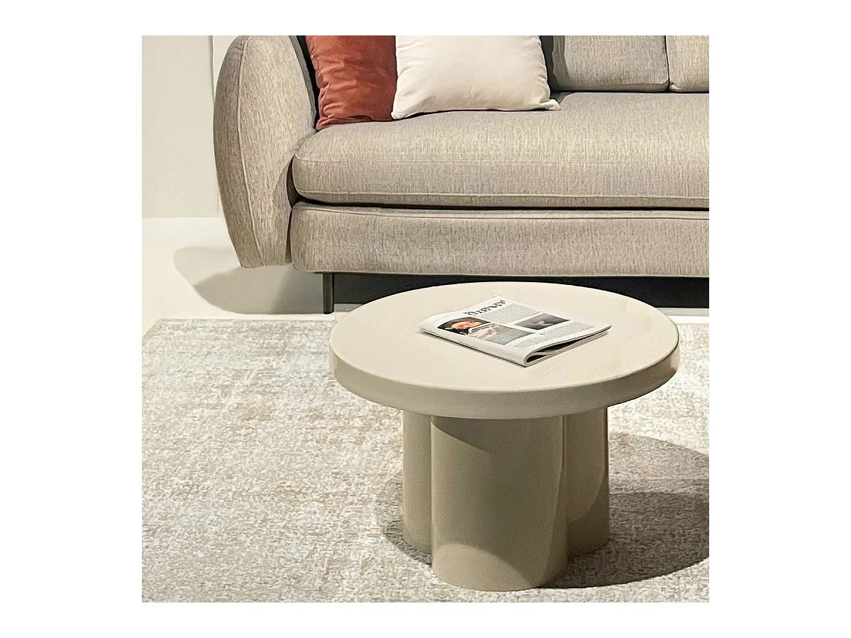 Salontafel Noa Off White - 56.5x56.5x35.5cm