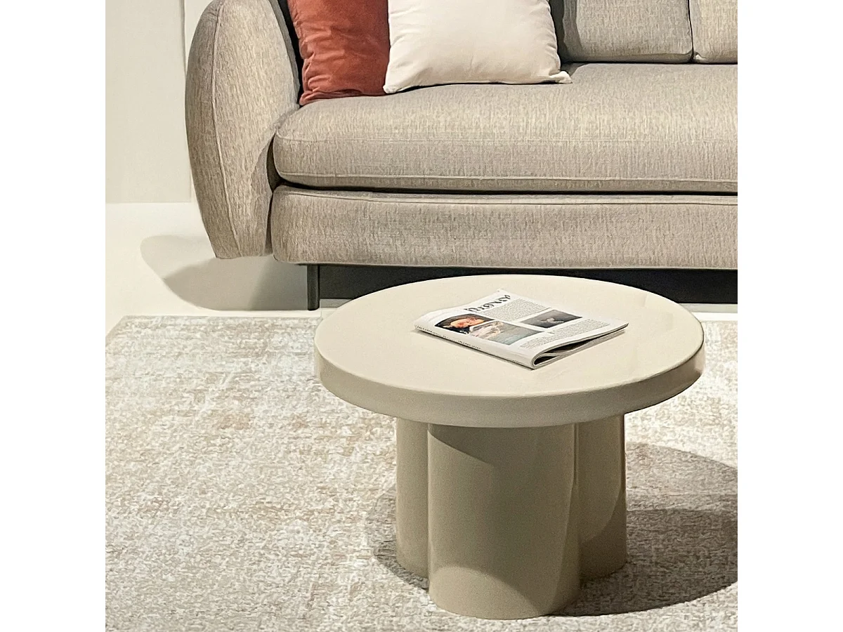 Salontafel Noa Off White - 56.5x56.5x35.5cm