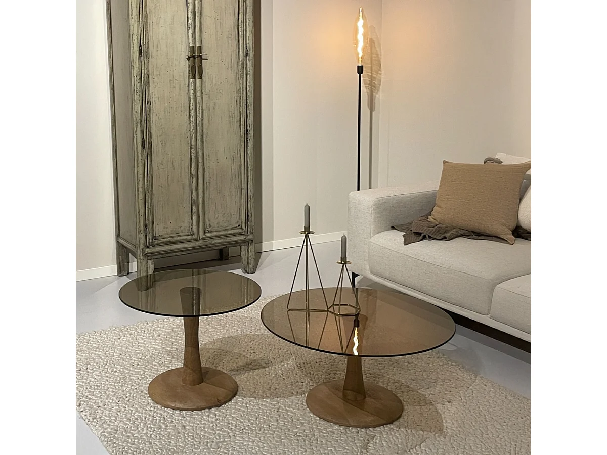 Bijzettafel Faye Almond - 60x60x45cm