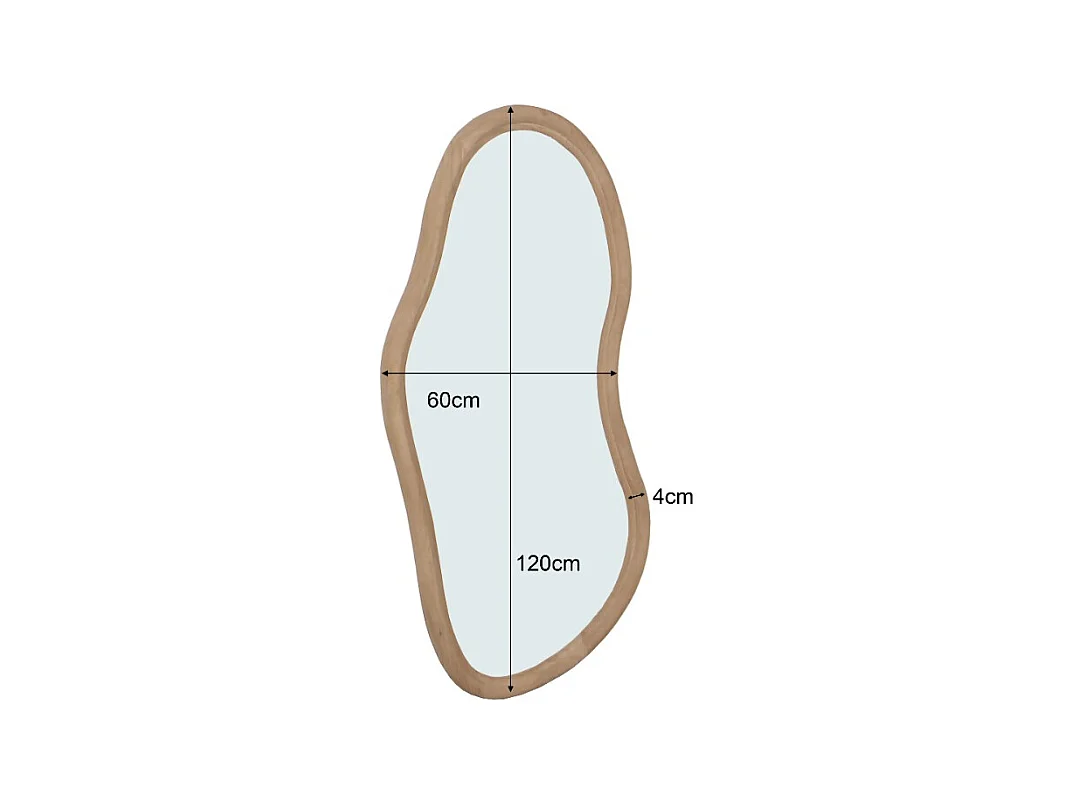 Spiegel Sophie L- 4x63x120cm