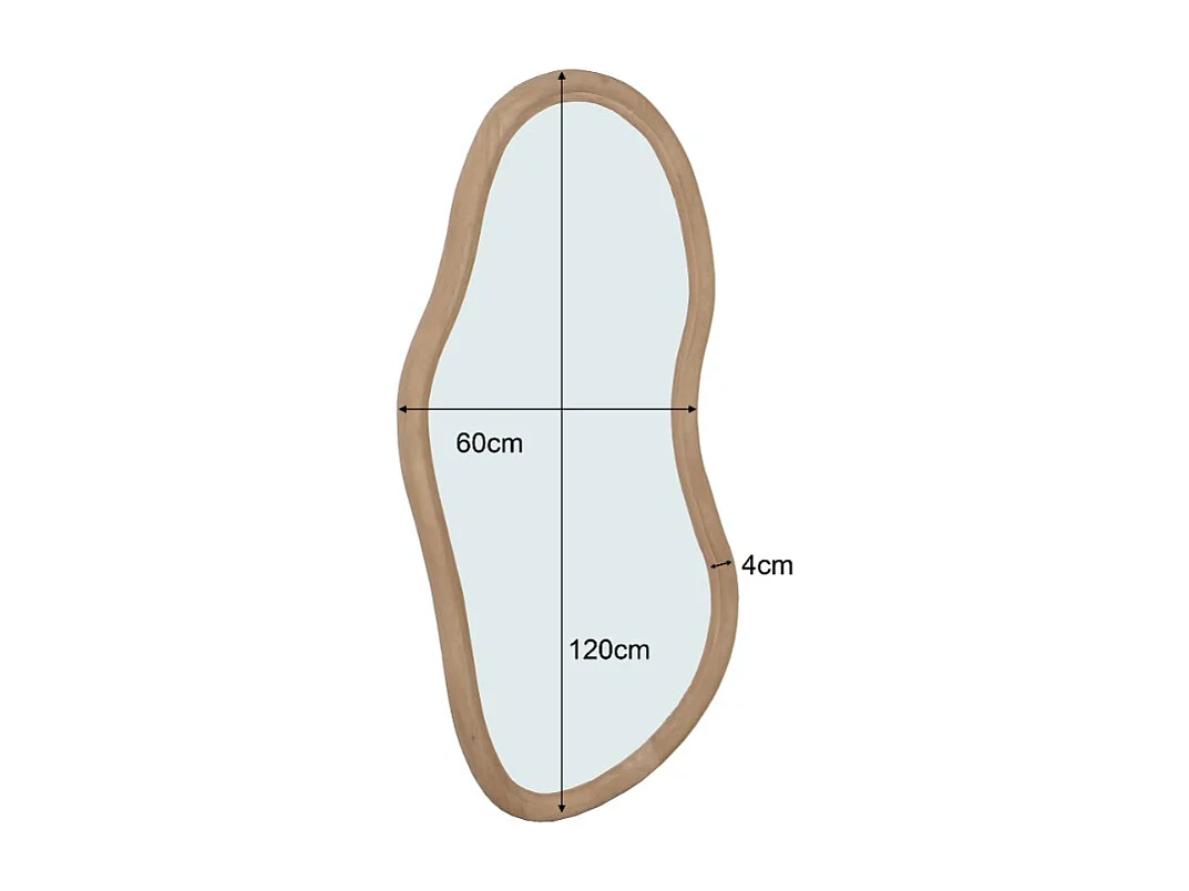 Spiegel Sophie L- 4x63x120cm