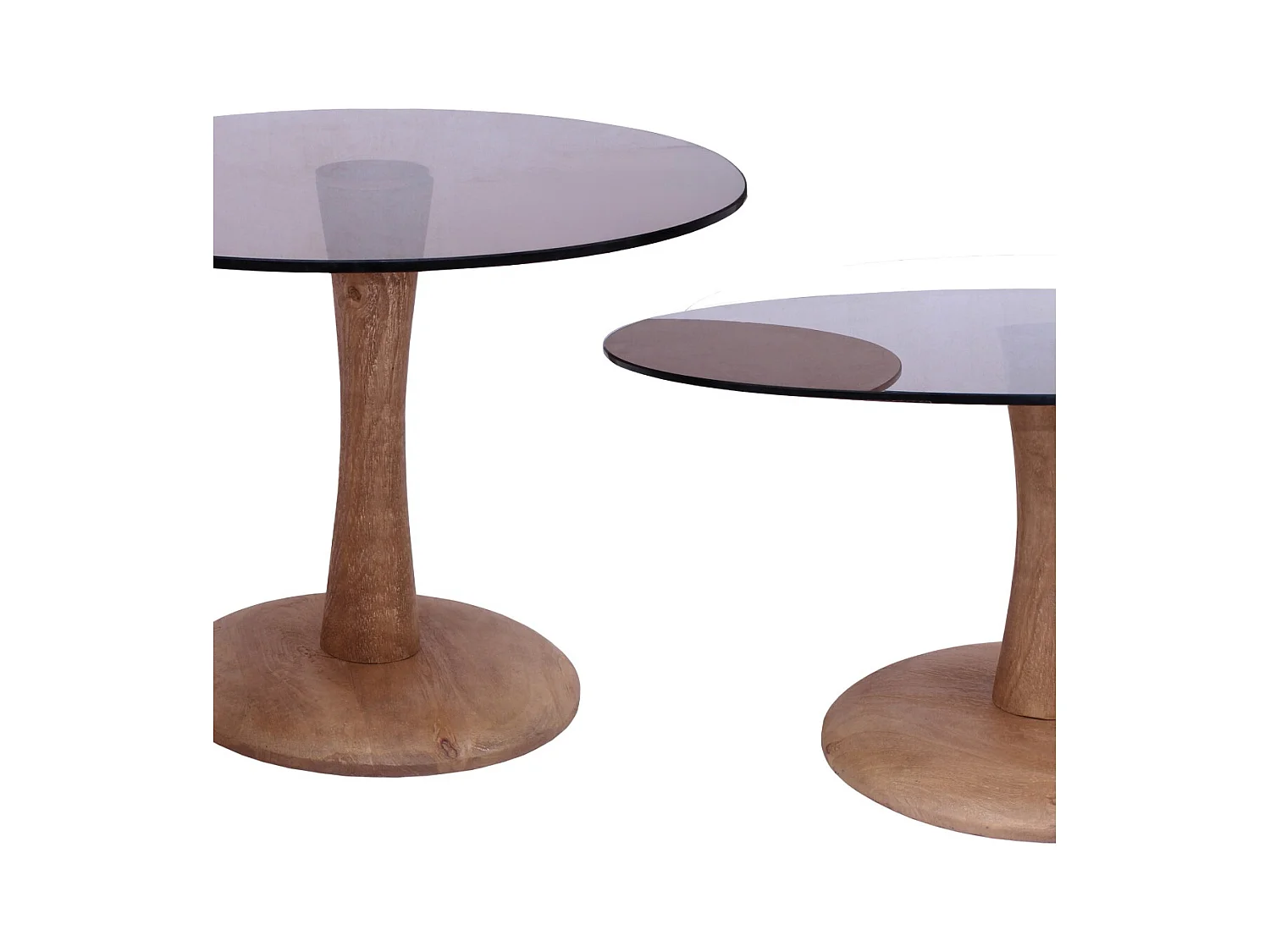 Bijzettafel Faye Almond - 75x75x30cm