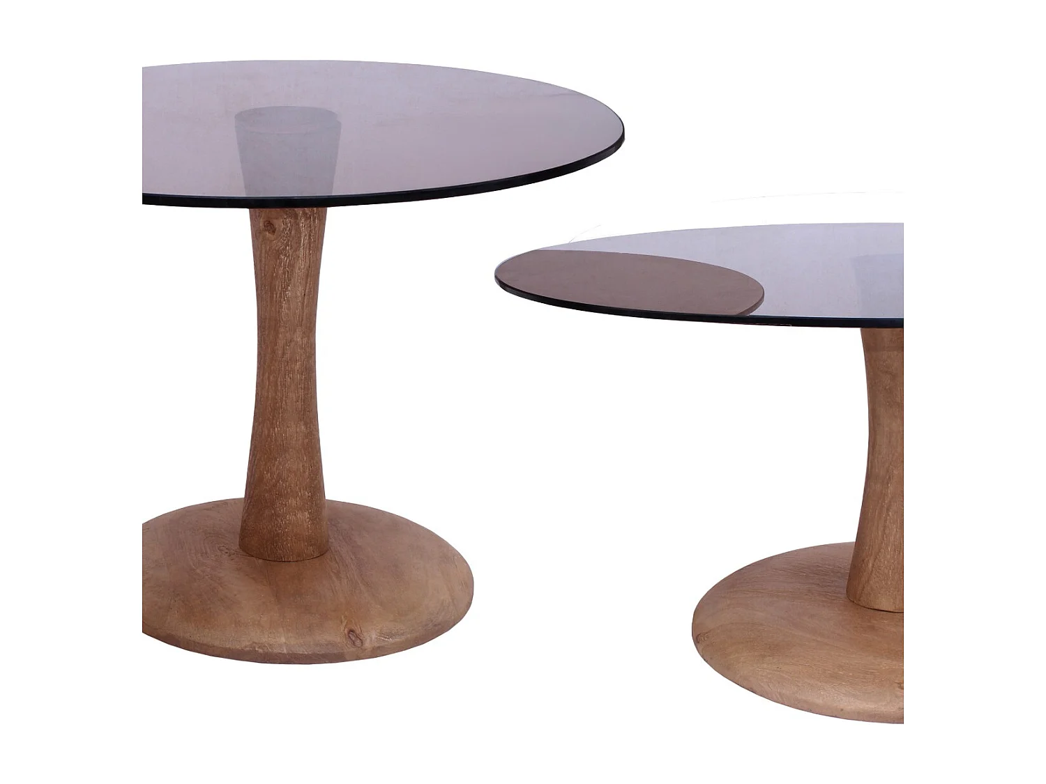 Bijzettafel Faye Almond - 75x75x30cm