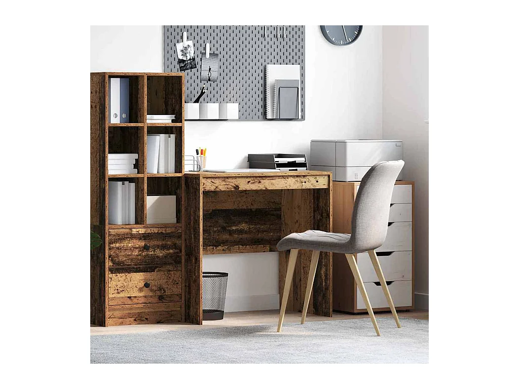 Bureau Bois ancien 80 x 50 x 76 cm Bois d'ingénierie