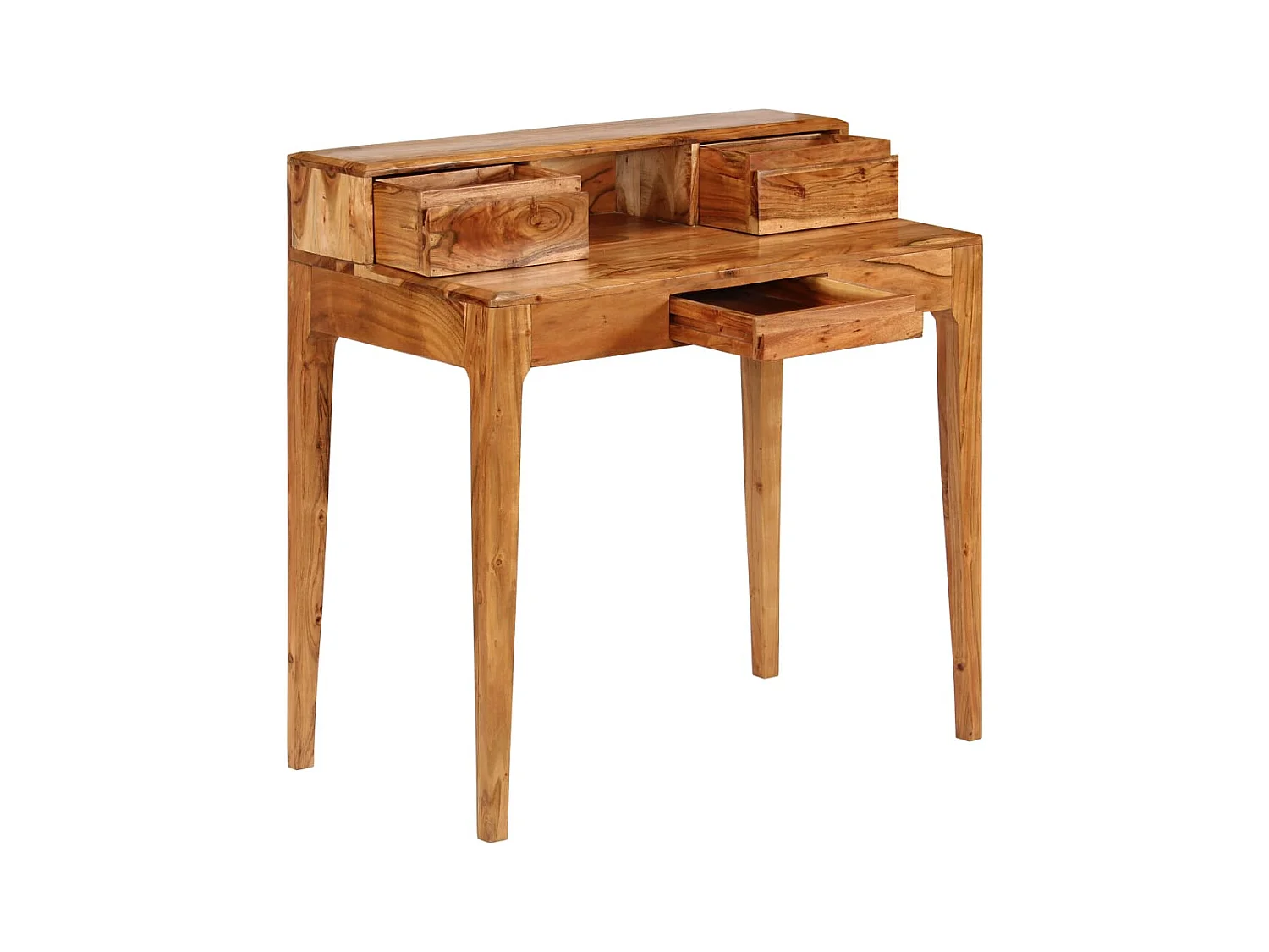 Bureau avec tiroirs Bois massif 88 x 50 x 90 cm