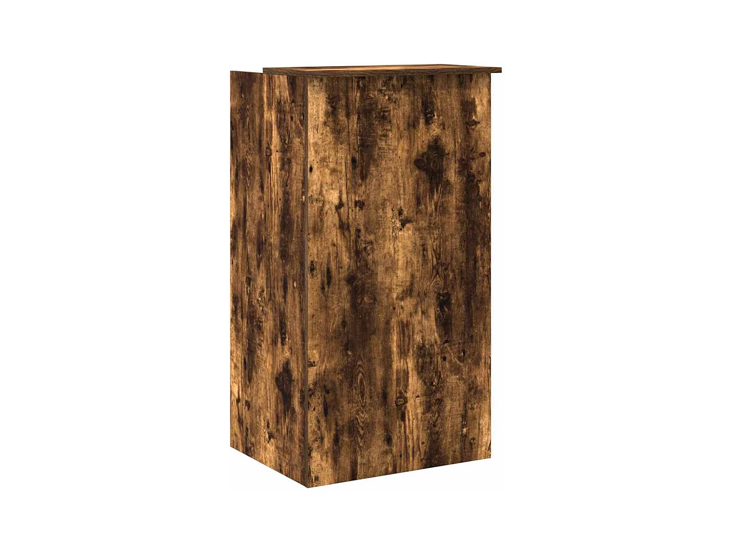 Bureau de réception chêne fumé 55x50x103,5 cm bois d'ingénierie