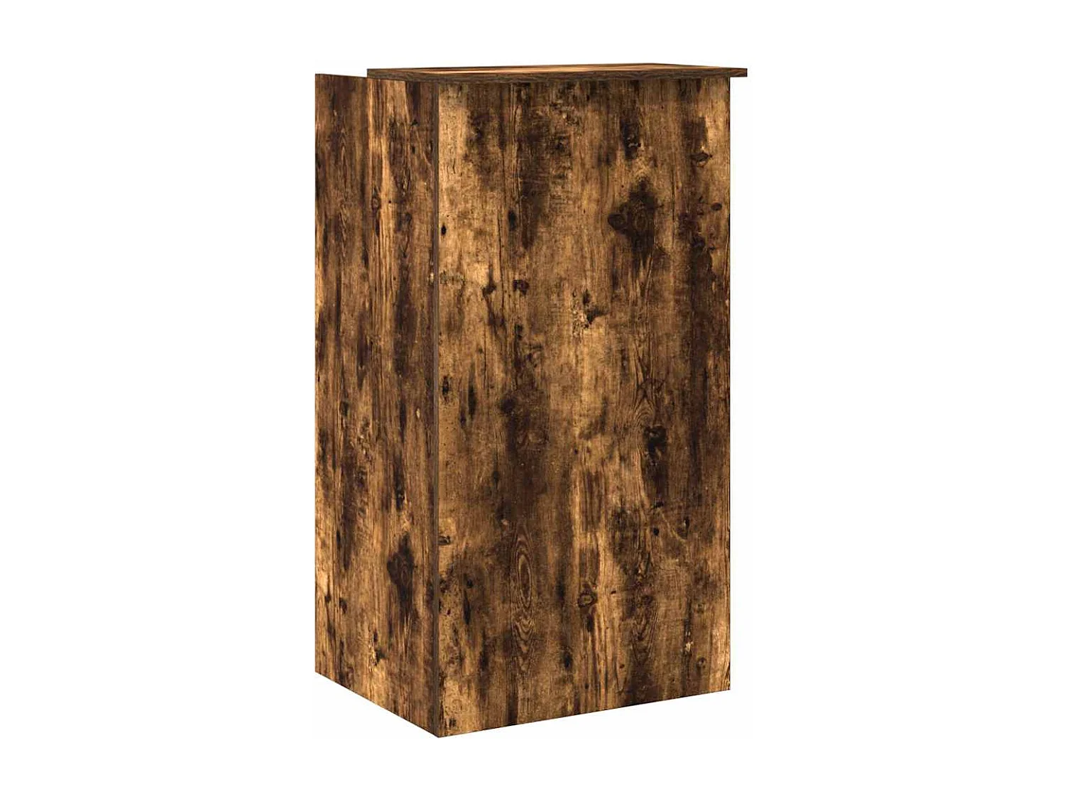 Bureau de réception chêne fumé 55x50x103,5 cm bois d'ingénierie