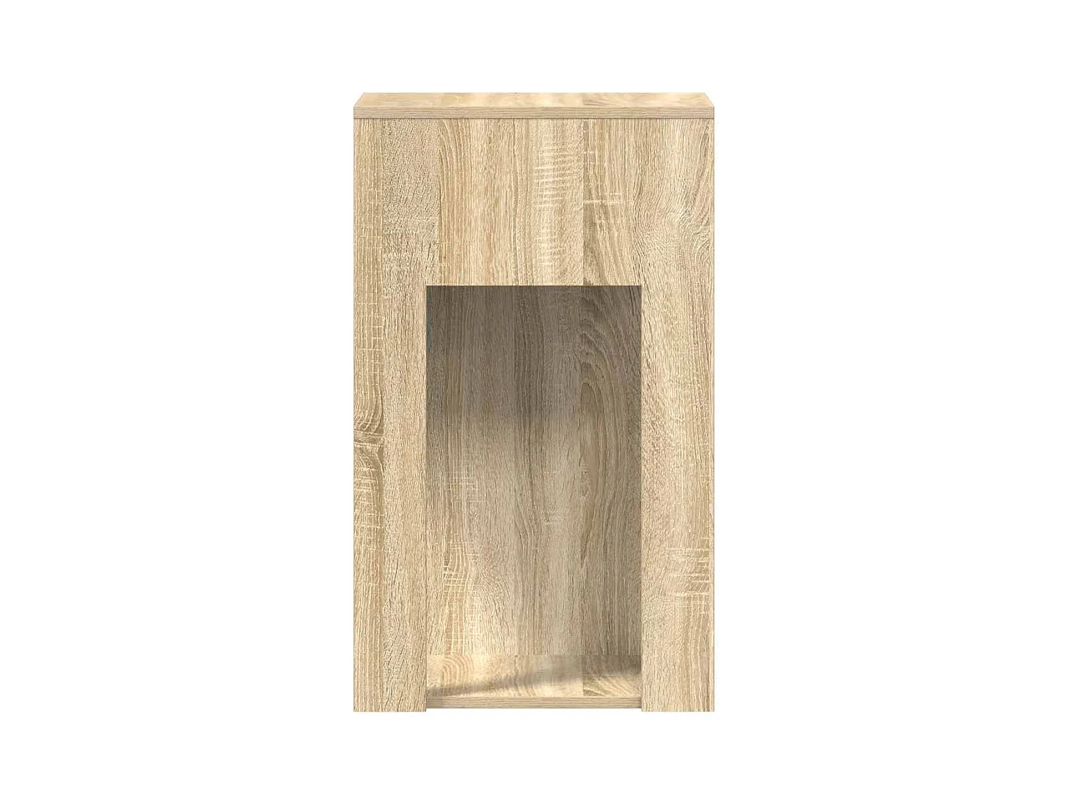 Support de tour d'ordinateur et tiroir chêne sonoma 30x44x74 cm