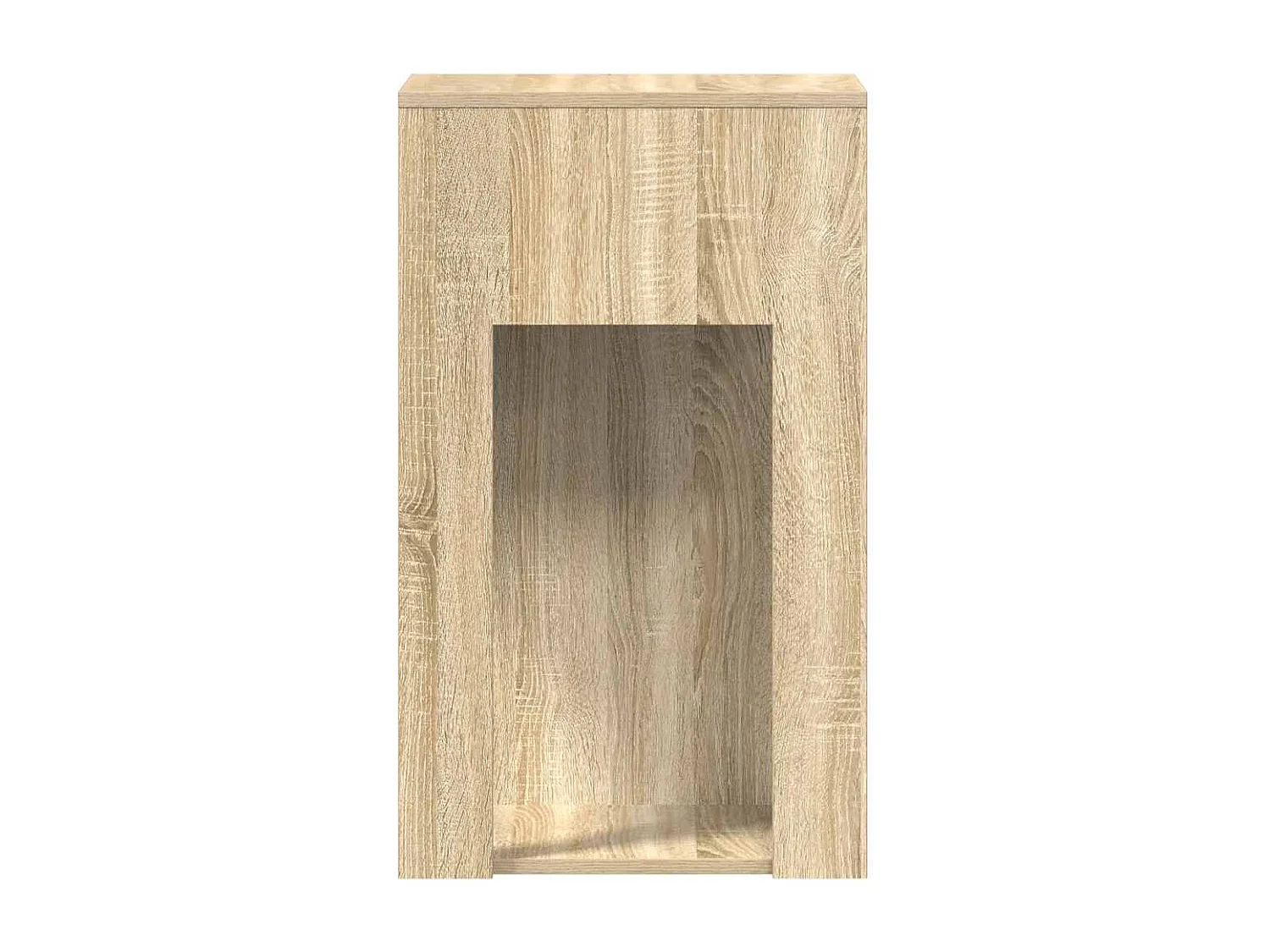 Support de tour d'ordinateur et tiroir chêne sonoma 30x44x74 cm