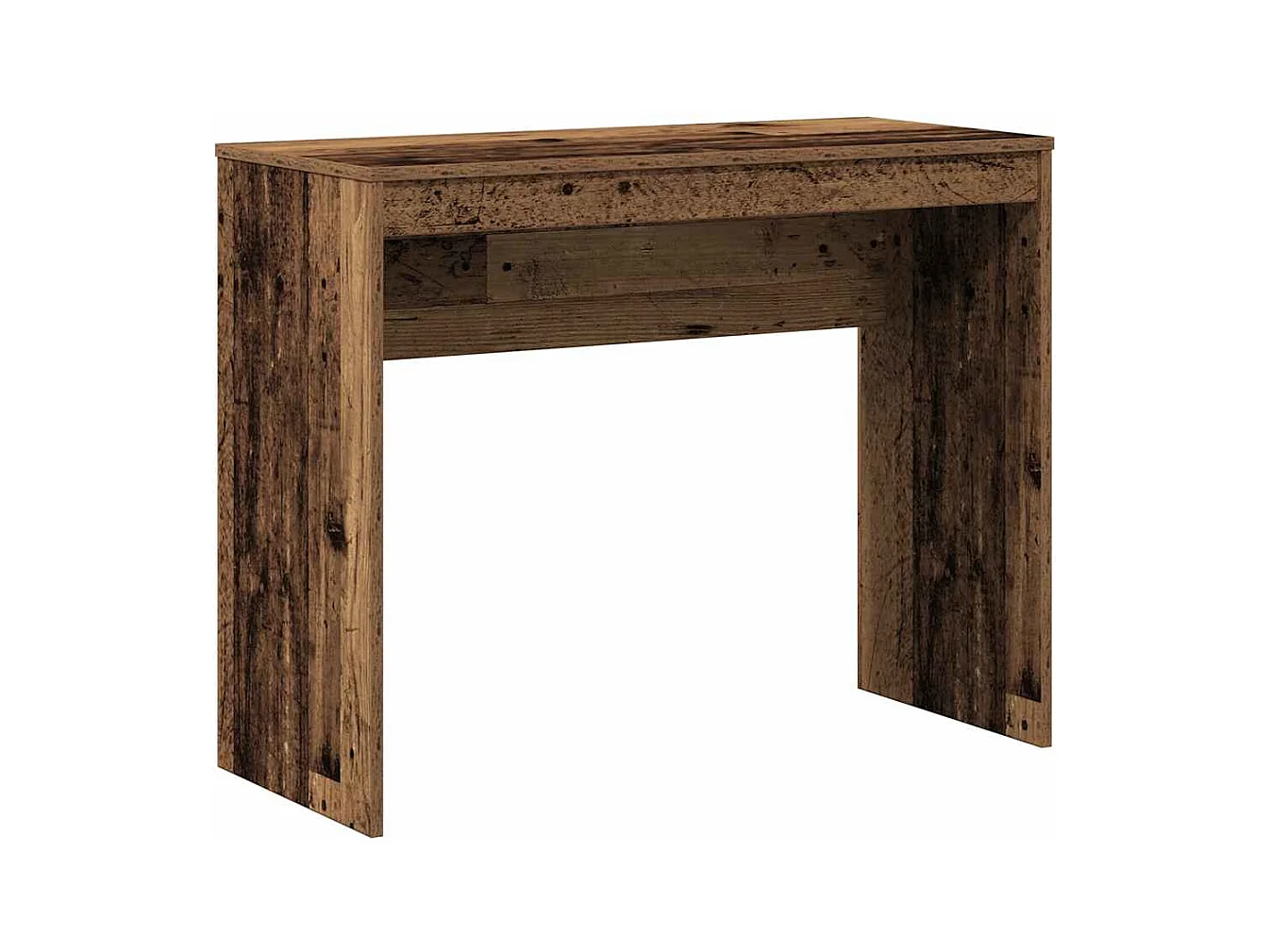 Bureau vieux bois 90x40x72 cm bois d'ingénierie