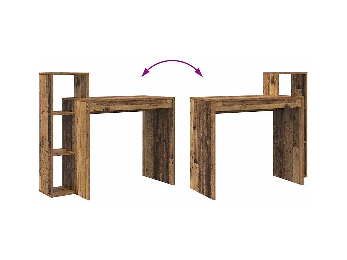 Bureau Bois ancien 100 x 40 x 90 cm Bois d'ingénierie