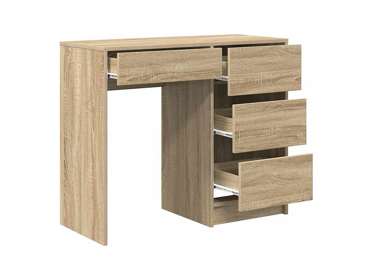 Bureau Chêne sonoma 90 x 37,5 x 75 cm Bois d'ingénierie