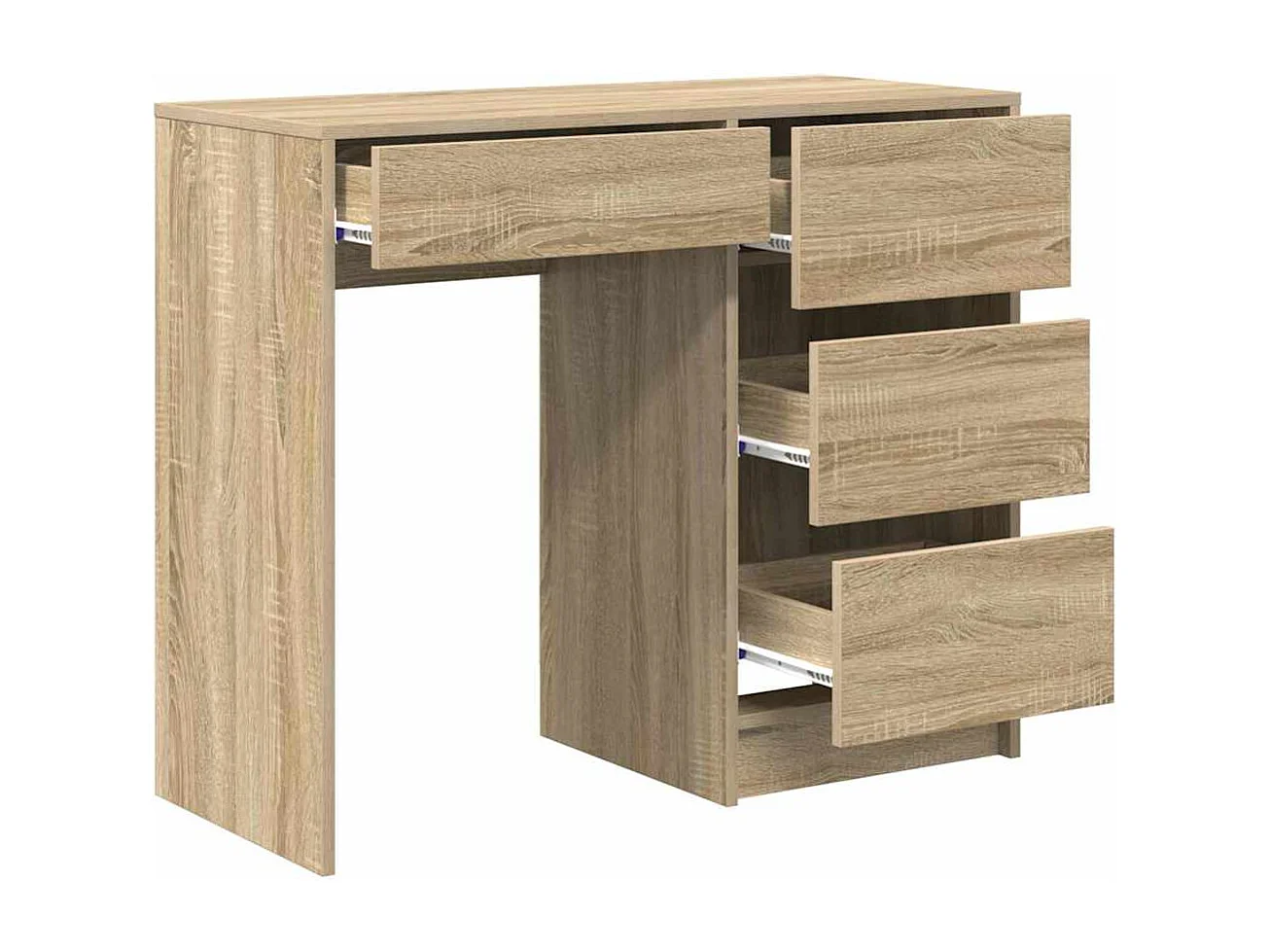 Bureau Chêne sonoma 90 x 37,5 x 75 cm Bois d'ingénierie