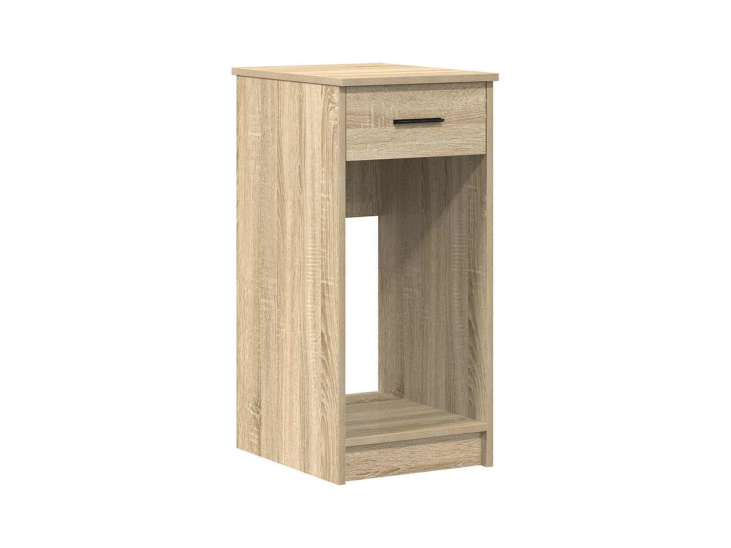 Support de tour d'ordinateur et tiroir chêne sonoma 35x45x77 cm