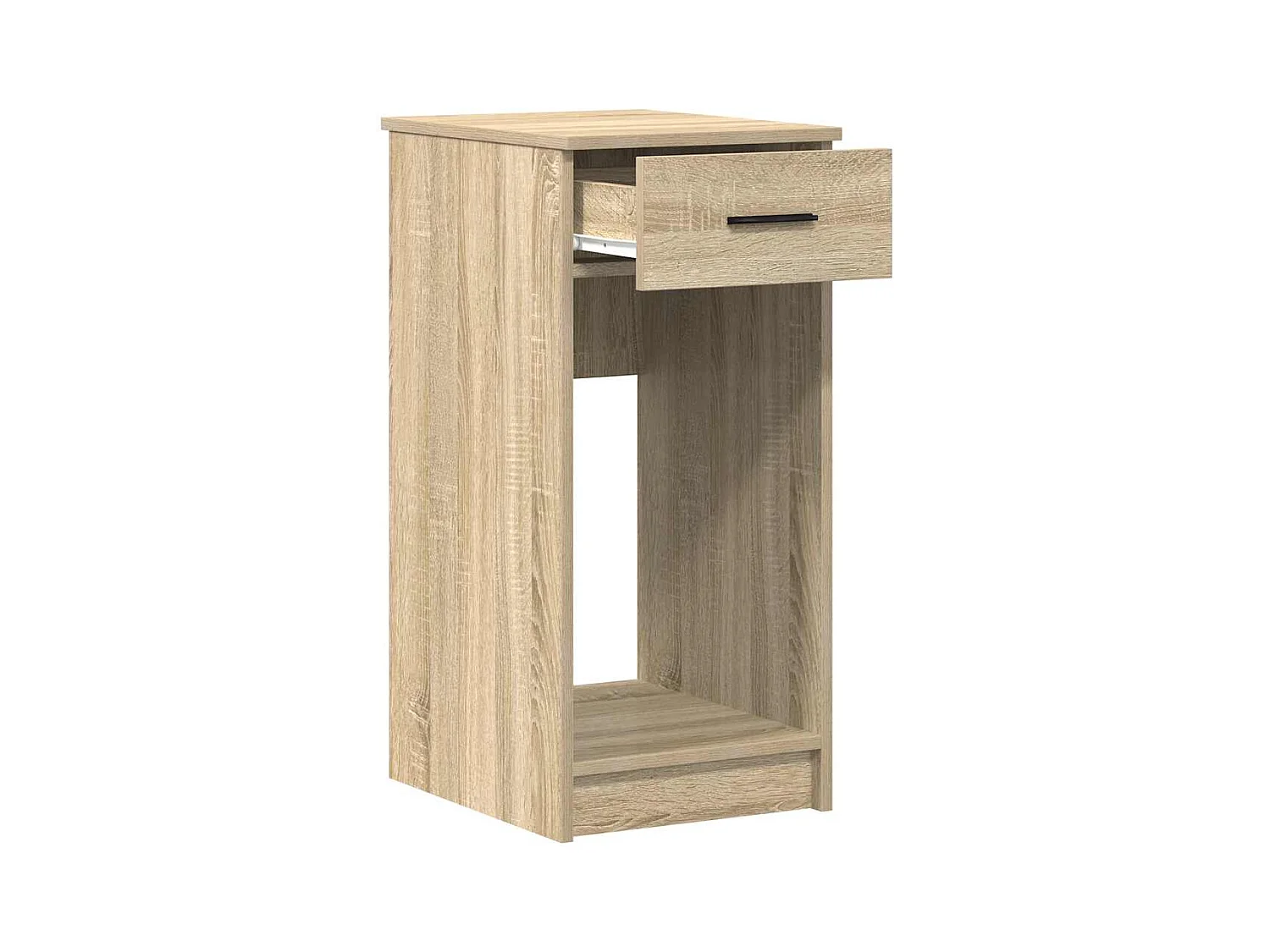 Support de tour d'ordinateur et tiroir chêne sonoma 35x45x77 cm