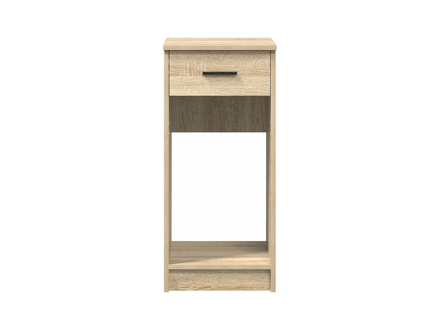 Support de tour d'ordinateur et tiroir chêne sonoma 35x45x77 cm