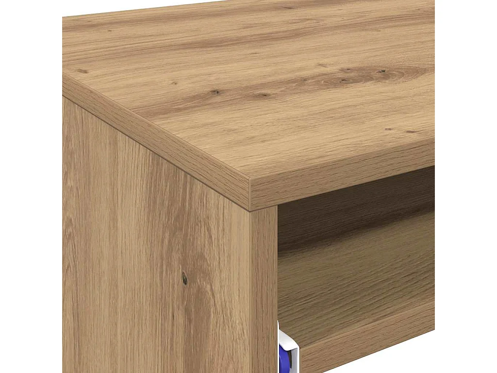 Bureau chêne artisanal 77,5 x 43 x 79 cm Bois d'ingénierie