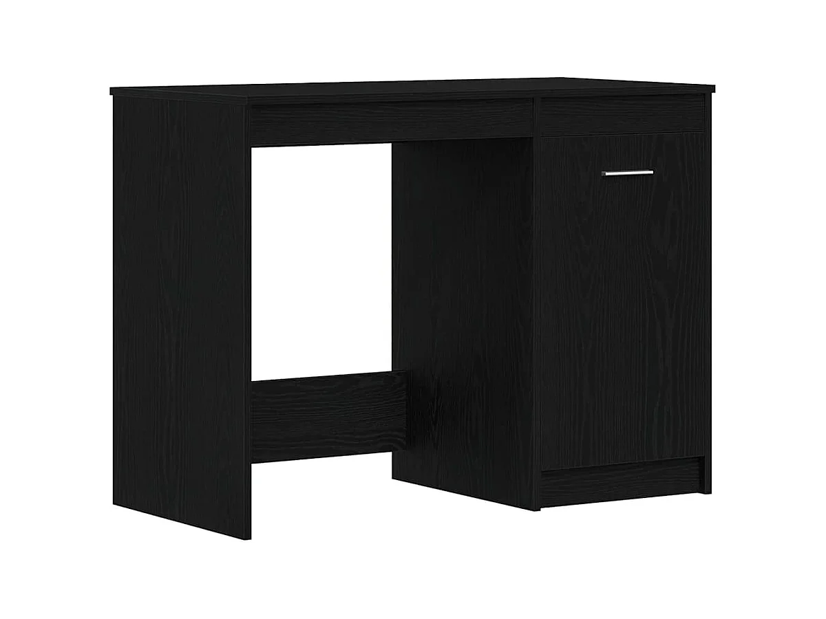 Bureau Chêne noir 100 x 50 x 76 cm Bois d'ingénierie
