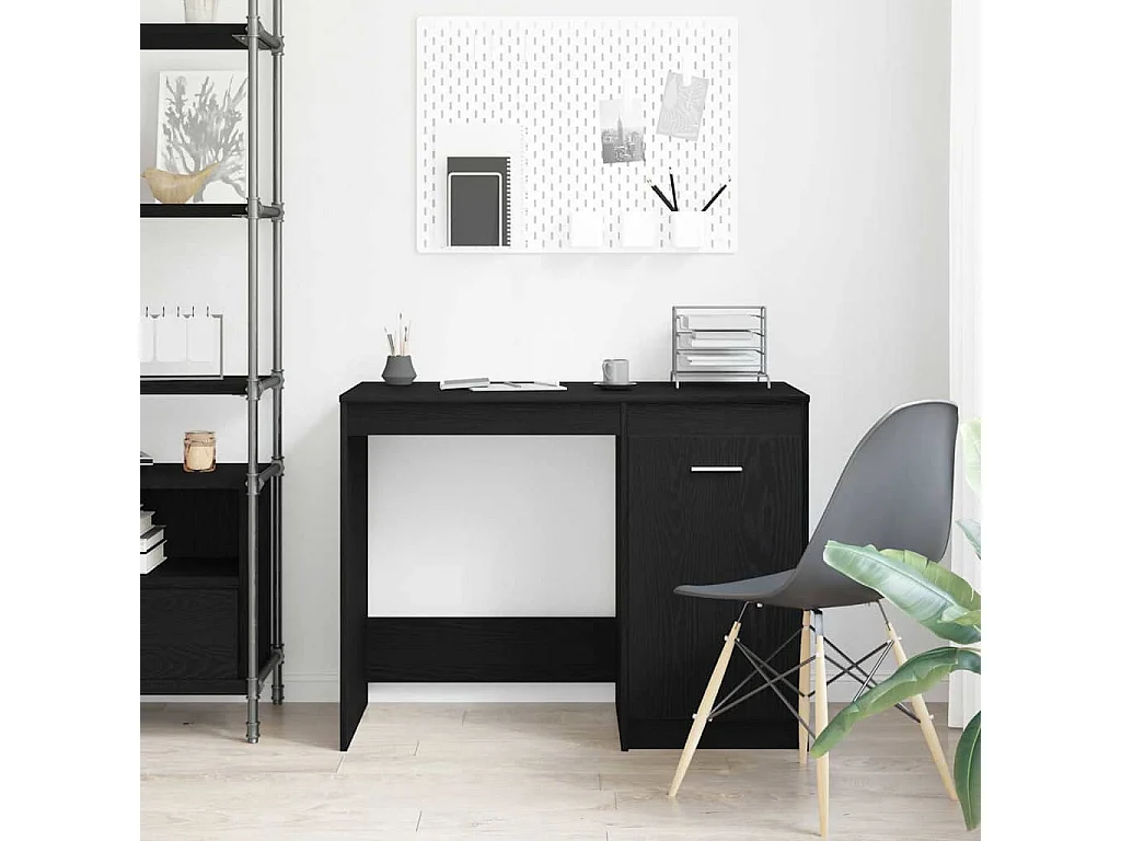 Bureau Chêne noir 100 x 50 x 76 cm Bois d'ingénierie