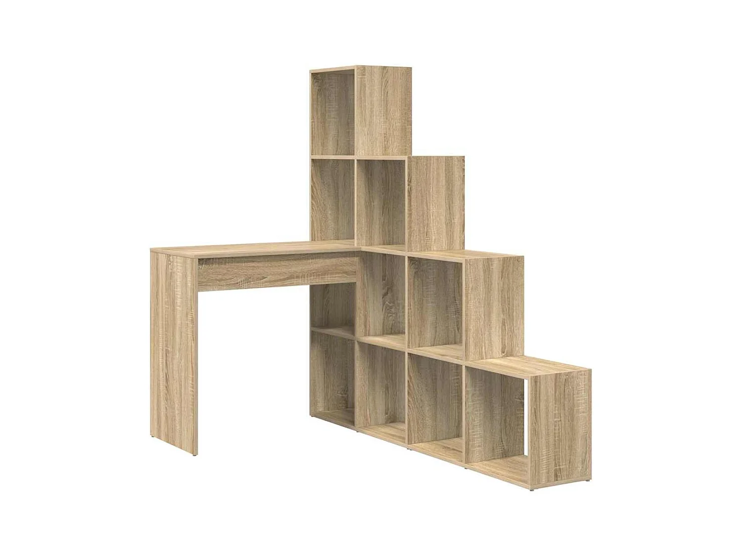 Bureau d'angle Chêne sonoma 101.5 x 149.5 x 149.5 cm