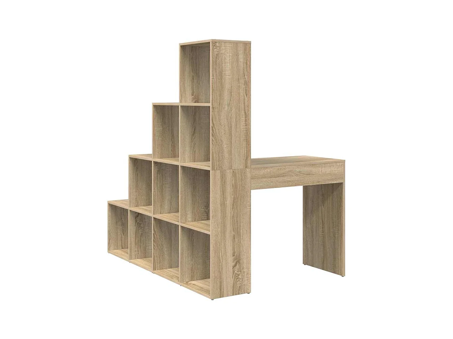 Bureau d'angle Chêne sonoma 101.5 x 149.5 x 149.5 cm