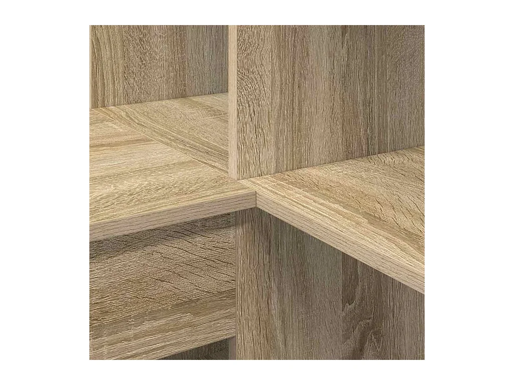 Bureau d'angle Chêne sonoma 101.5 x 149.5 x 149.5 cm