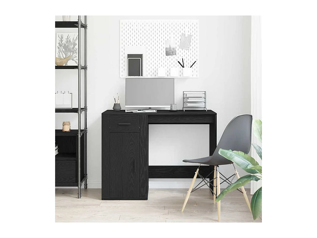 Bureau Autre Chêne noir 100 x 49 x 75 cm Bois d'ingénierie