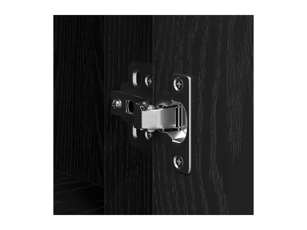 Bureau Autre Chêne noir 100 x 49 x 75 cm Bois d'ingénierie