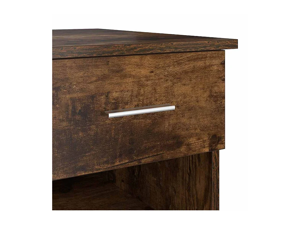 Bureau Chêne fumé 90 x 49.5 x 75 cm Bois d'ingénierie