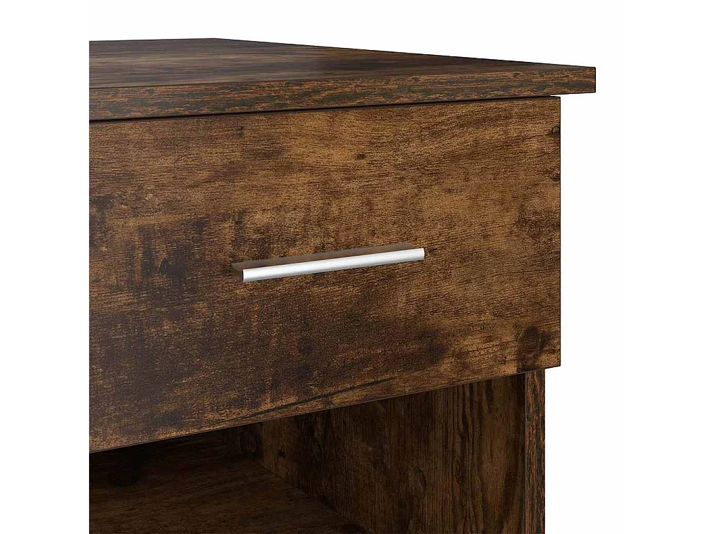 Bureau Chêne fumé 90 x 49.5 x 75 cm Bois d'ingénierie