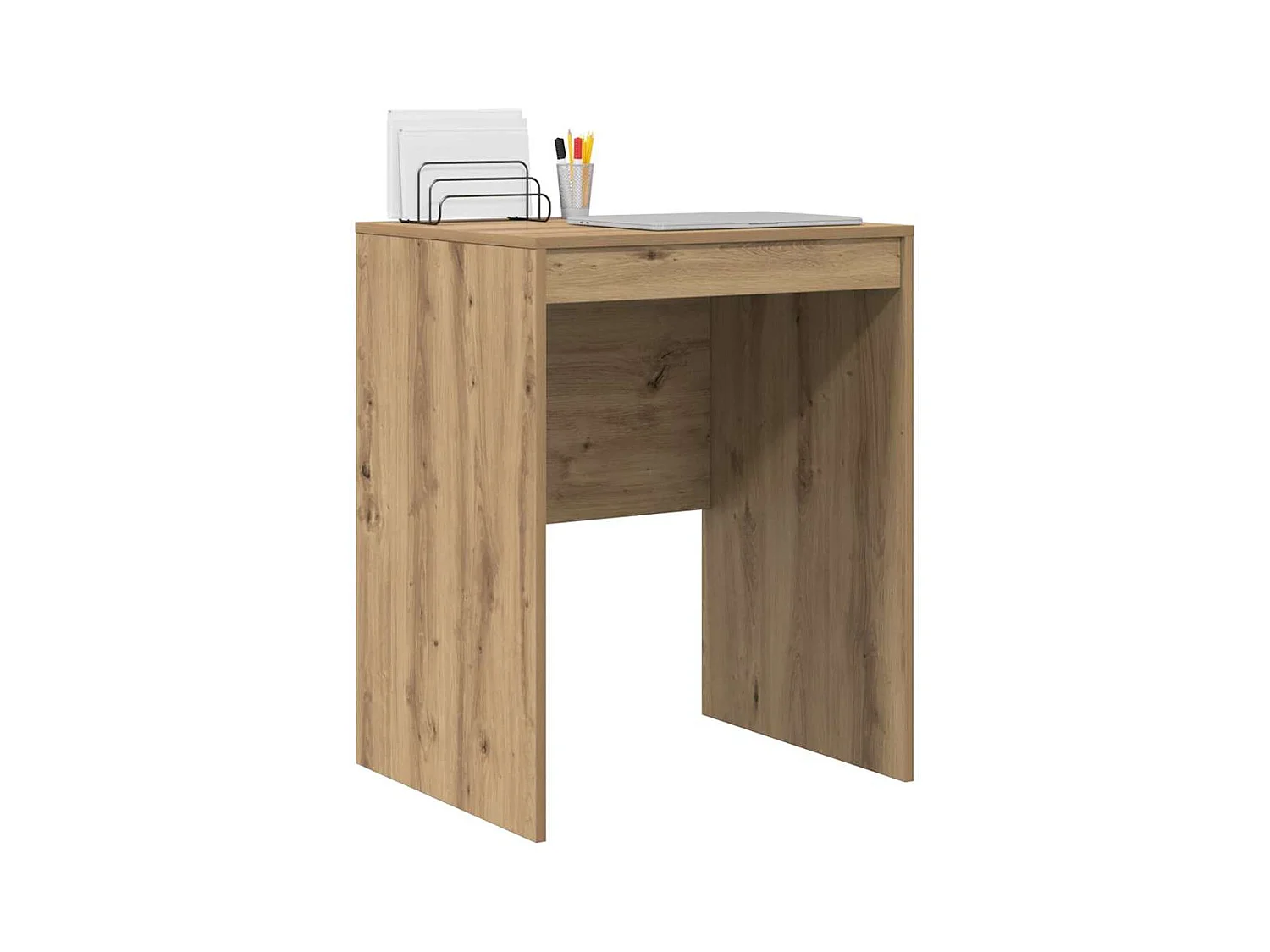 Bureau chêne artisanal 60 x 50 x 76 cm Bois d'ingénierie