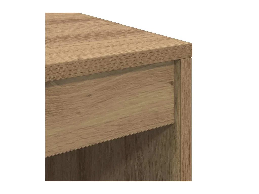 Bureau chêne artisanal 60 x 50 x 76 cm Bois d'ingénierie