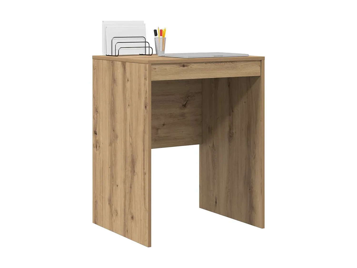 Bureau chêne artisanal 60 x 50 x 76 cm Bois d'ingénierie