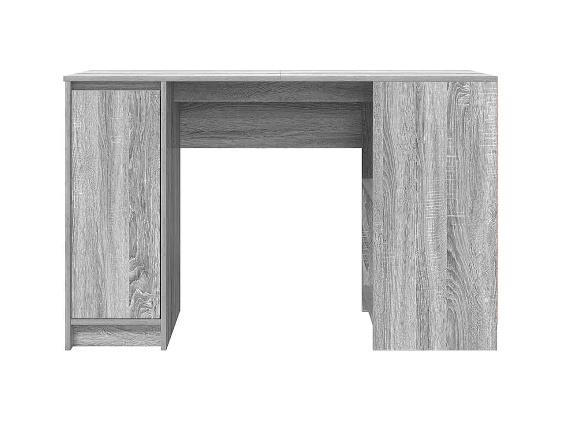 Bureau sonoma gris 120x42x76 cm bois d'ingénierie