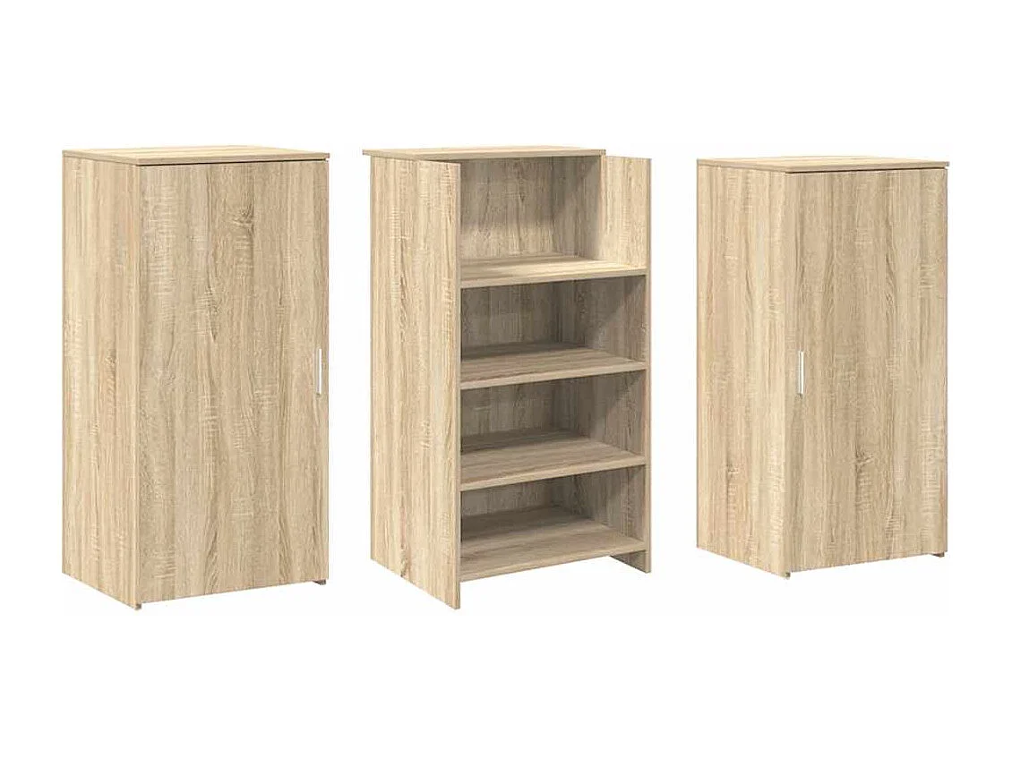 Bureau réception chêne sonoma 155x50x103,5 cm bois d'ingénierie