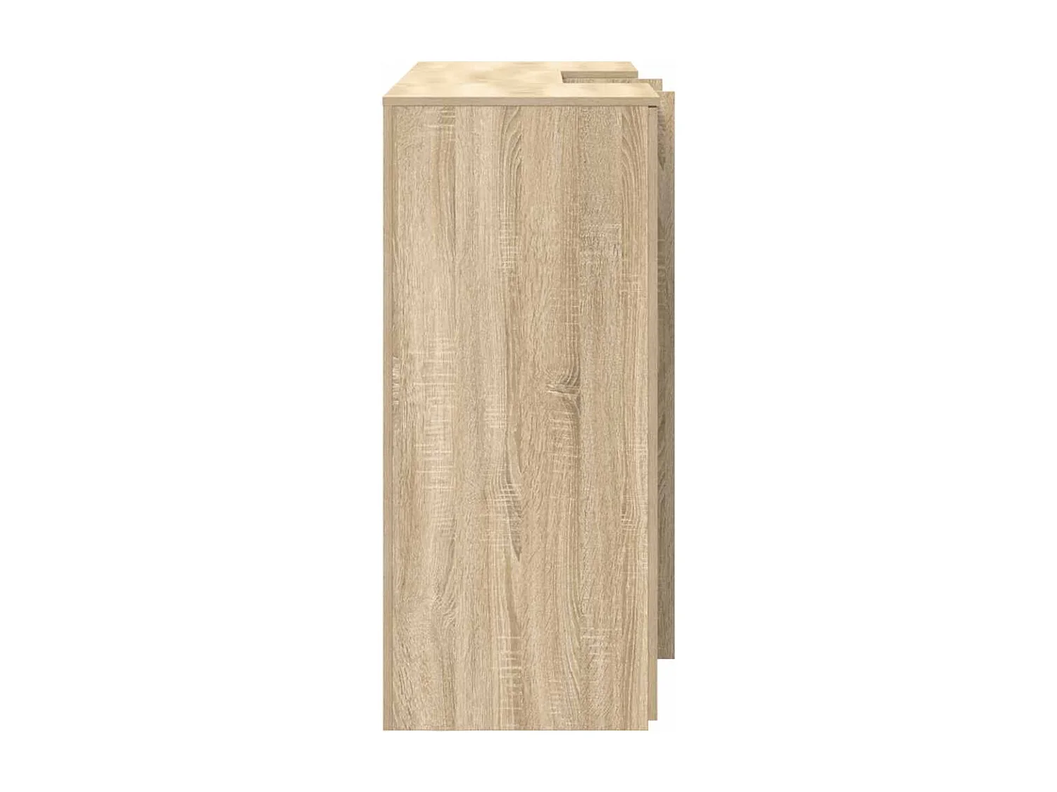 Bureau réception chêne sonoma 155x50x103,5 cm bois d'ingénierie