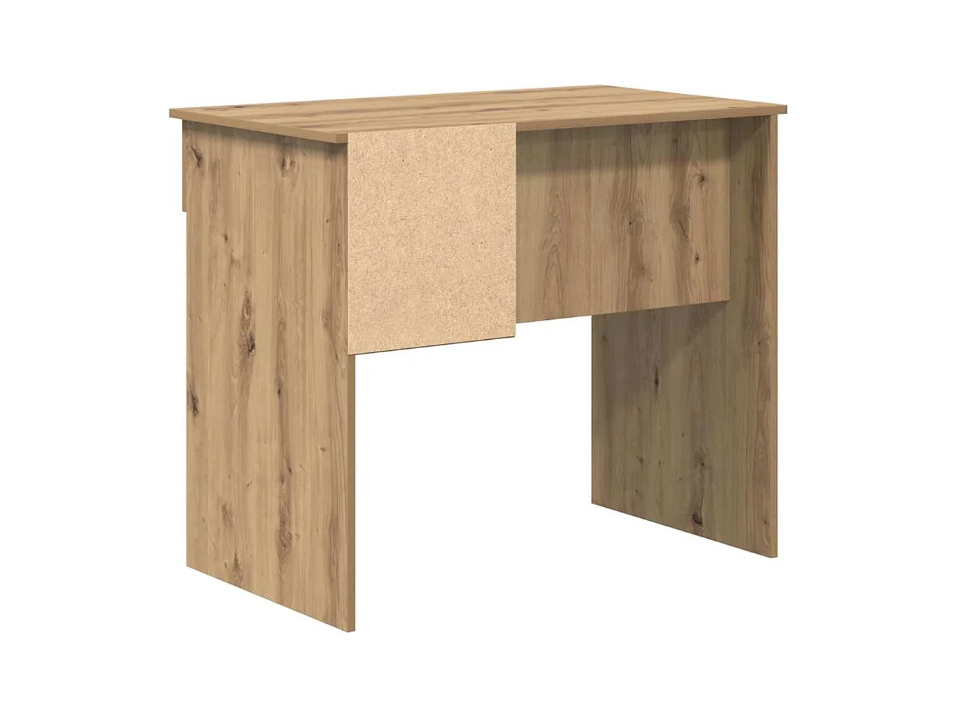 Bureau chêne artisanal 90 x 49.5 x 75 cm Bois d'ingénierie