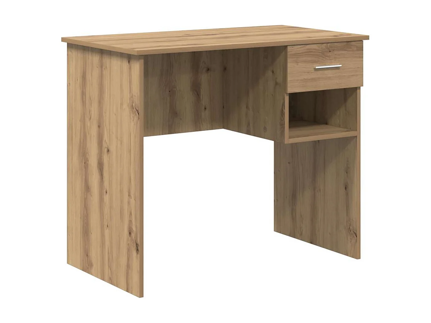 Bureau chêne artisanal 90 x 49.5 x 75 cm Bois d'ingénierie