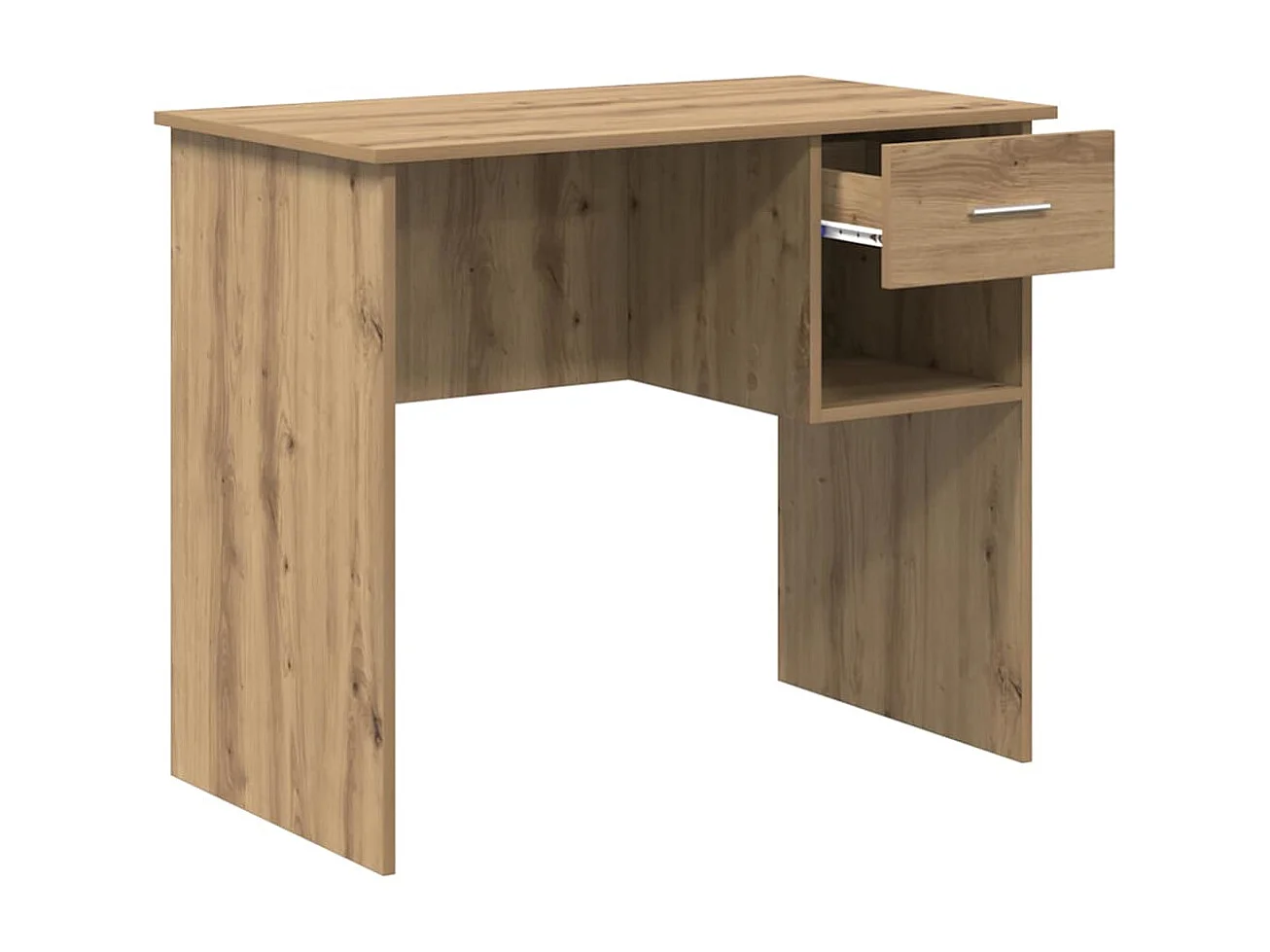 Bureau chêne artisanal 90 x 49.5 x 75 cm Bois d'ingénierie