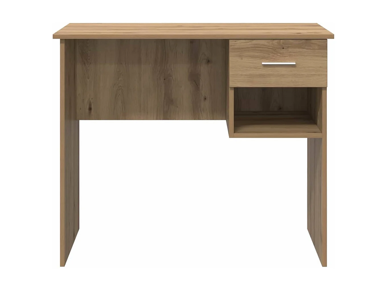 Bureau chêne artisanal 90 x 49.5 x 75 cm Bois d'ingénierie
